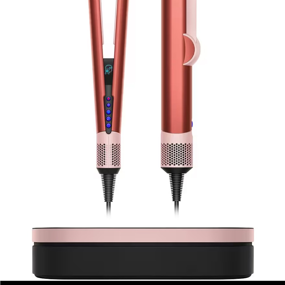 Dyson Airstrait in Strawberry Bronze and Blush Pink